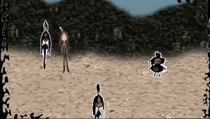 Screen from Enee! Shoshoni videogame